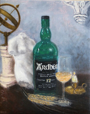 Ardbeg 17
Oil on canvas, 40x50 cm
Keywords: Ardbeg whisky