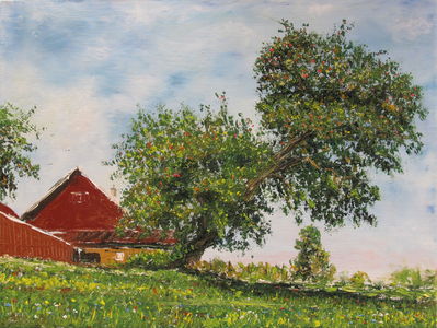 Tree in Summer, Ricketwil
Oil on Canvas, 55x42cm
Keywords: Tree in Summer Winterthur