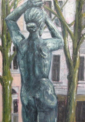 Statue, Winterthur
Oil on canvas
