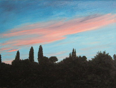 Maremma twilight
Oil on canvas
