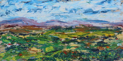 Landscape near Killarney
Oil on Panel, 30x15 cm
